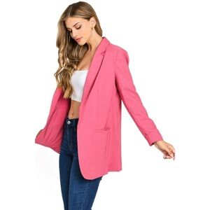 Love Tree Bright Pink Suit Jacket
